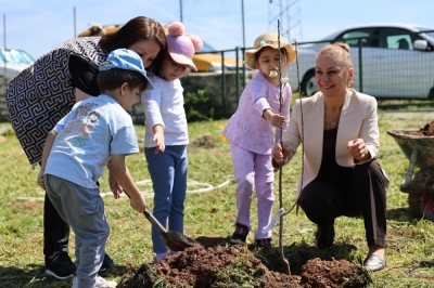 Safranbolu’nun minik ellerinden toprakla buluştu