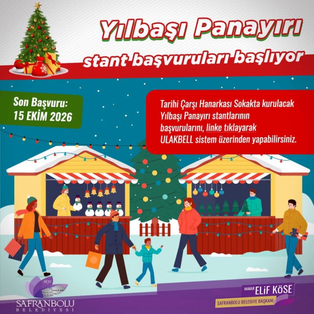 Safranbolu’nun gelenekselleşen Yılbaşı Panayırı için başvurular Açıldı