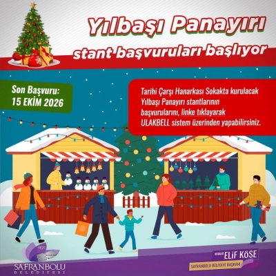Safranbolu’nun gelenekselleşen Yılbaşı Panayırı için başvurular Açıldı